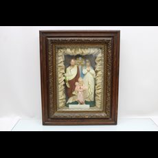 Antique Holy Family Shadow Box SKU C899-003
